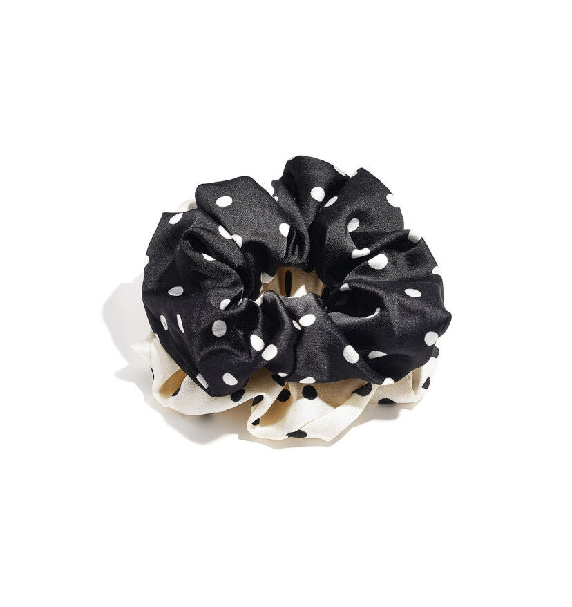 Polka dot scrunchies
