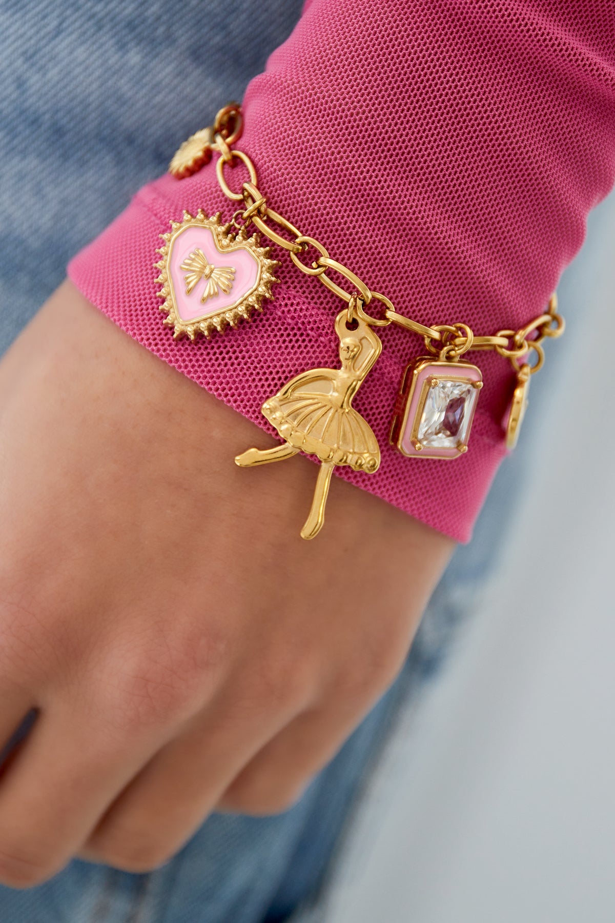 charm bracelet colorful dancer