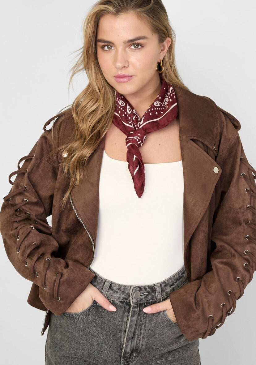 Velvet star scarf