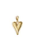 Jewelry charm long heart DIY