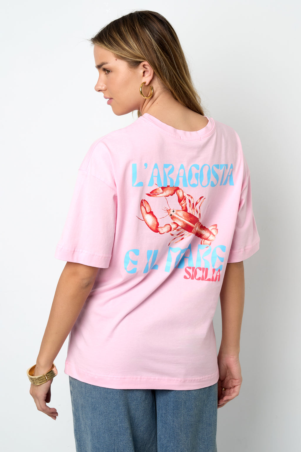 Cotton Knitted Women's T-shirt Casual Animal Print