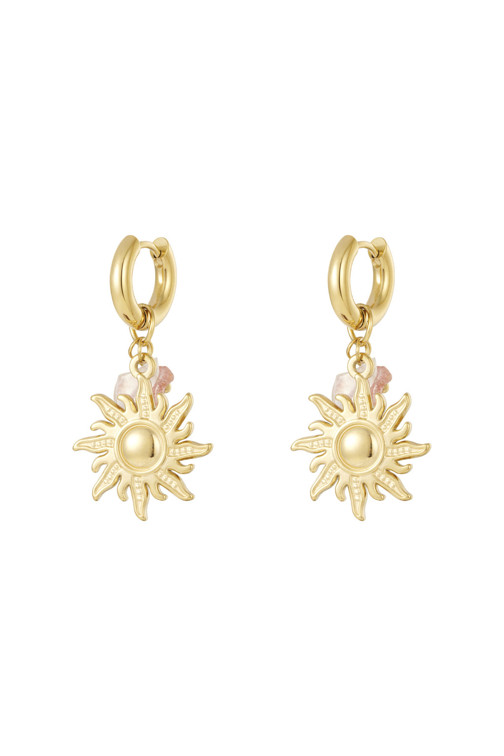 Stainless Steel Drop Earrings Sun/Moon Casual Daily Simple Series Women's jewelry