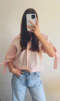 Lange blouse - roze