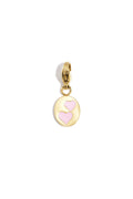 Jewelry charm coin with hearts DIY