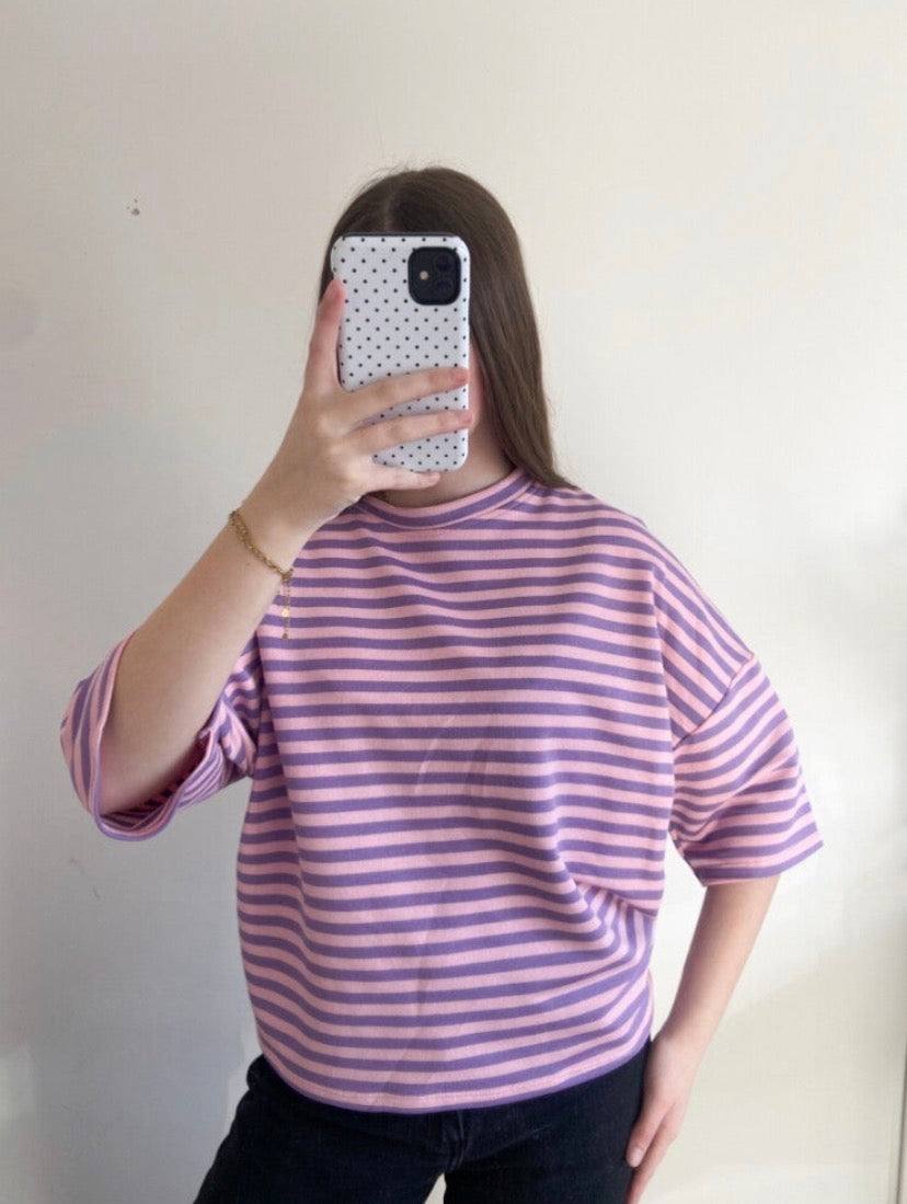 Short sleeve - paars