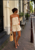Juul short beige