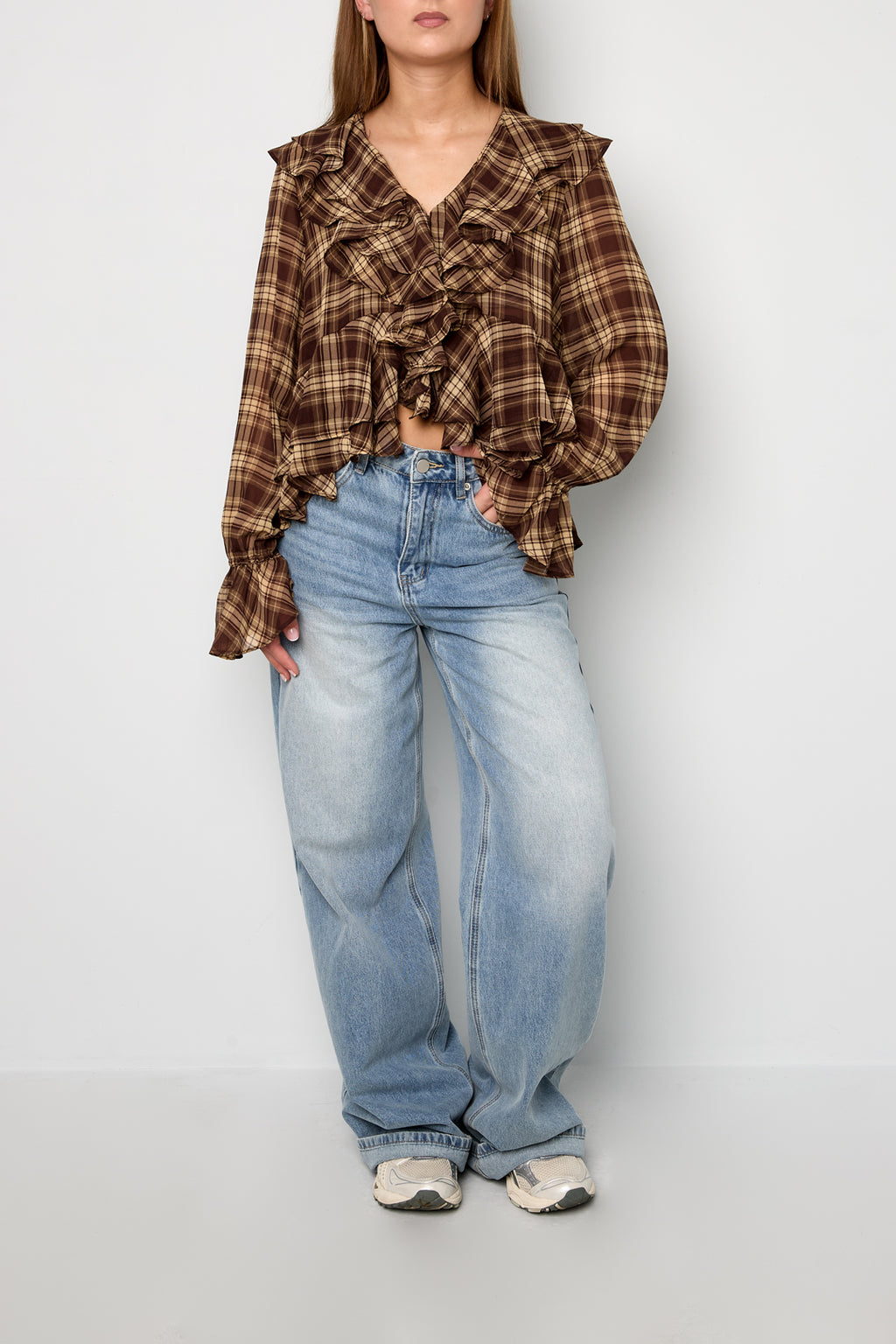 The checker blouse