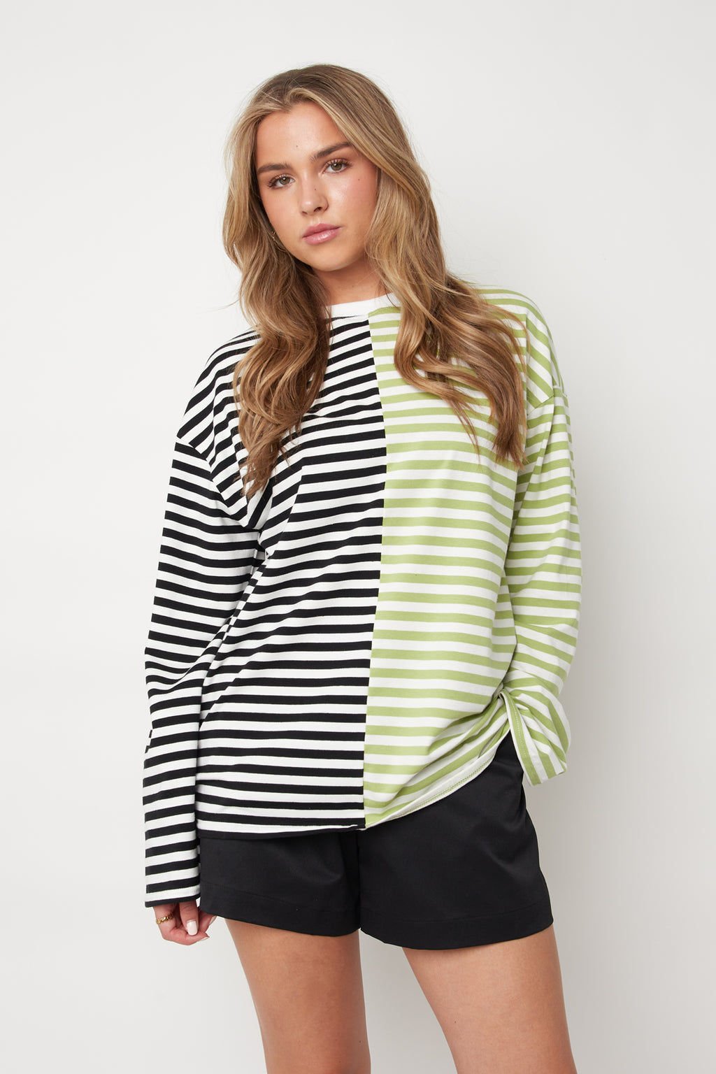 Blocked Striped Longsleeve