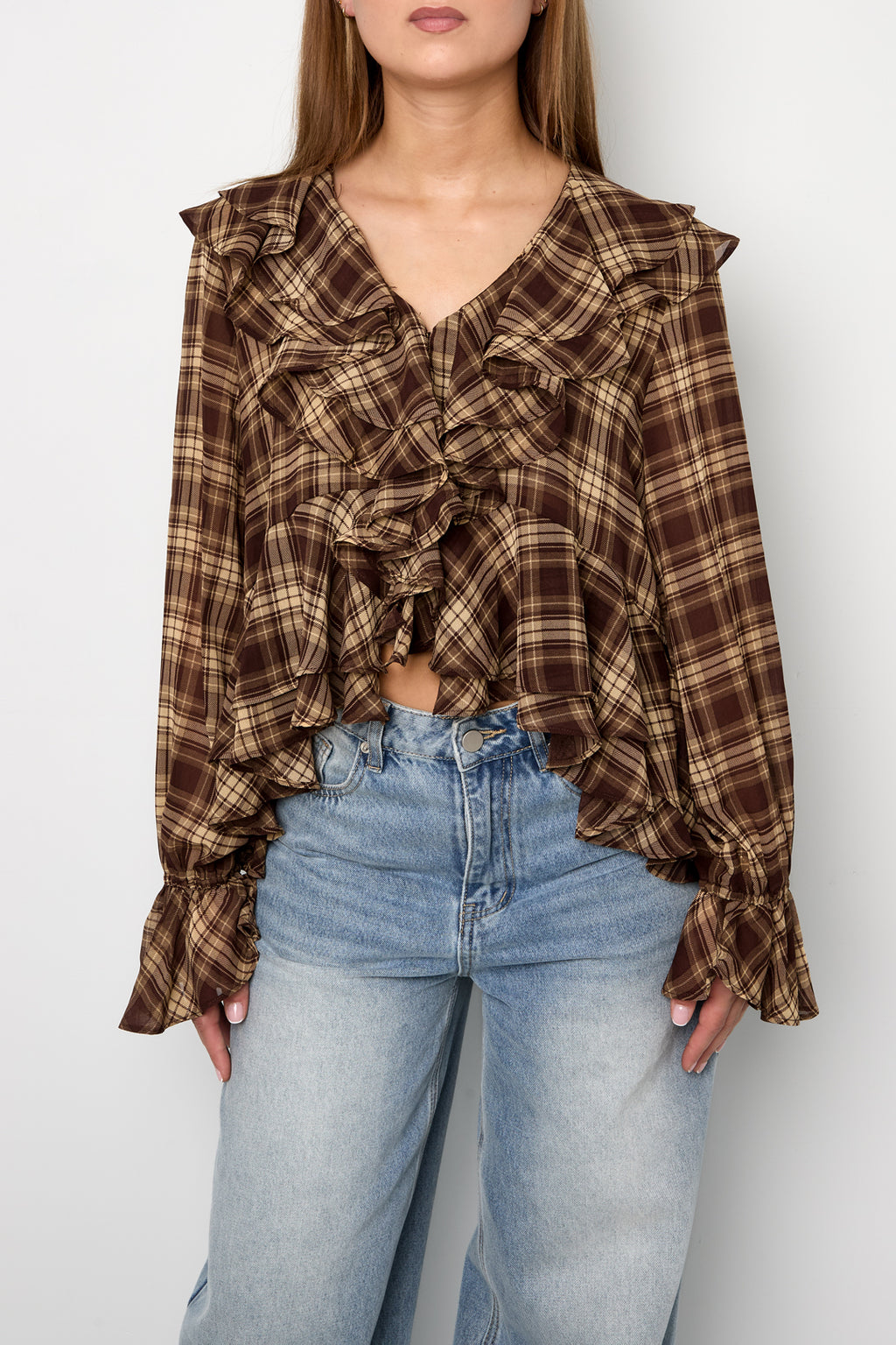 The checker blouse