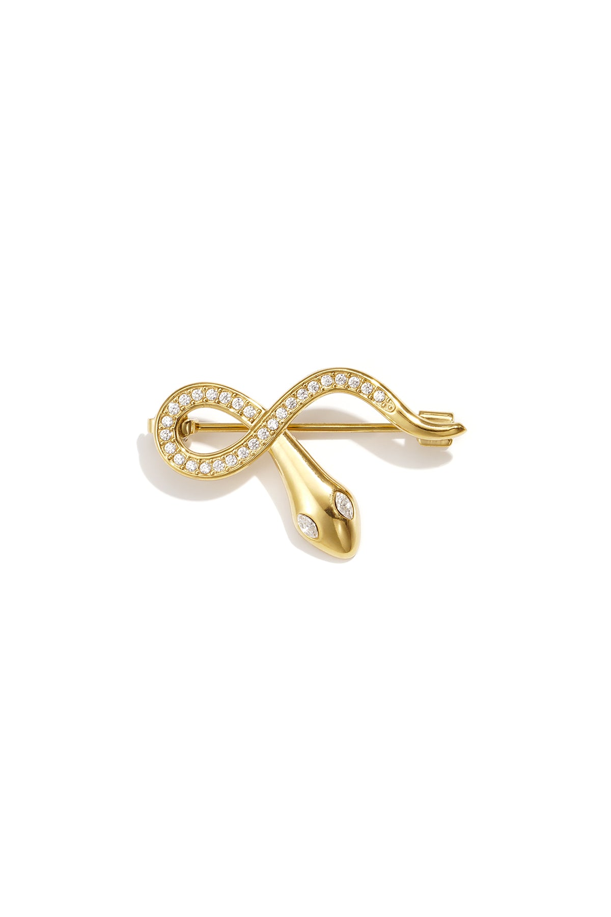 Brooches Snake Simple Stainless Steel Daily Accessories