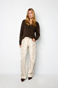 Snake Print Jeans