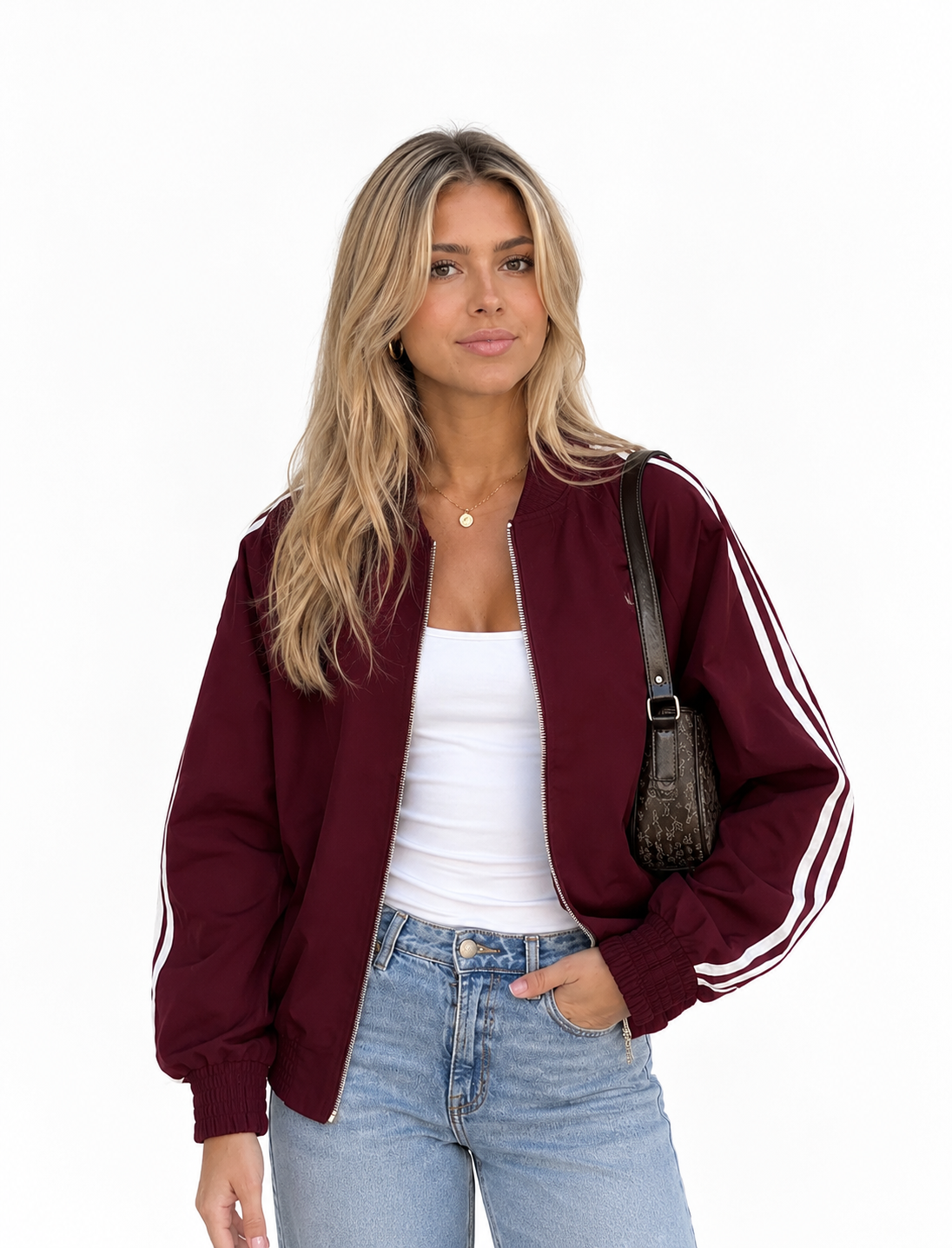 Stripe jacket - rood