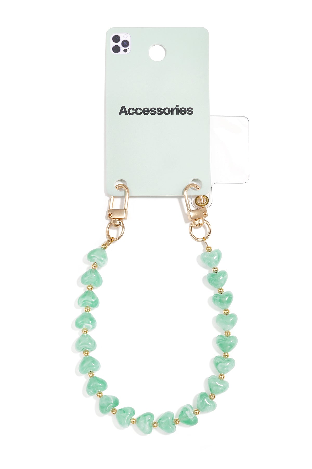 Phone Chain Heart Casual Acrylic Daily Accessories