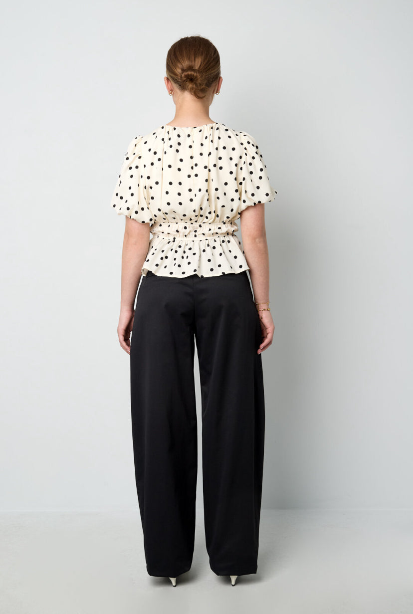 Polka  dot blouse