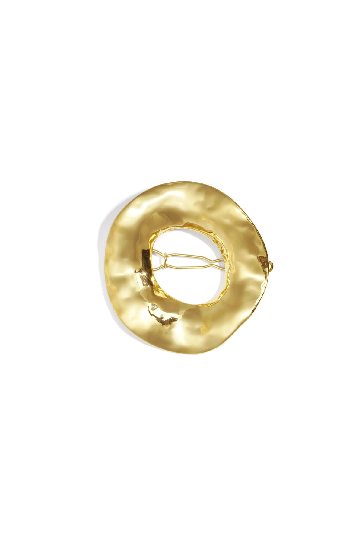 Brooch hairpin circle organic structure