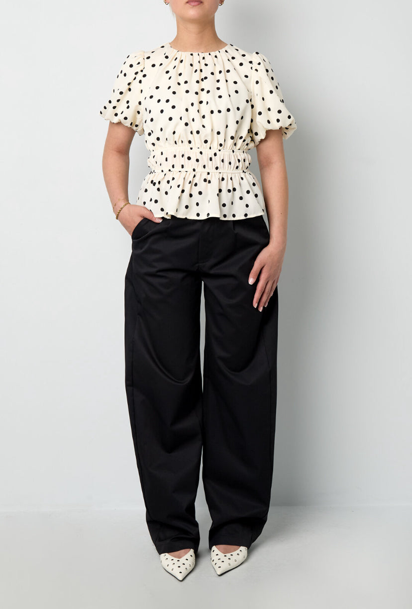 Polka  dot blouse