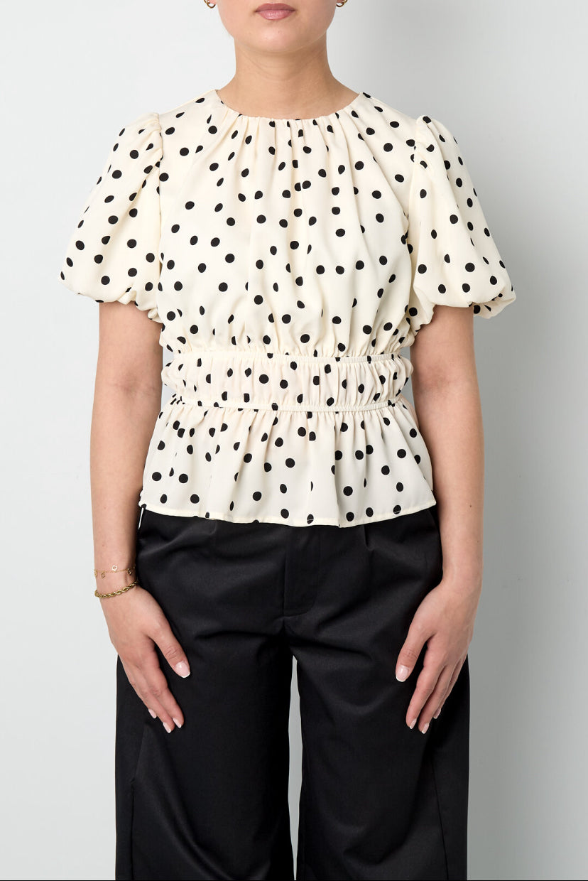 Polka  dot blouse