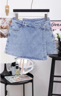 Denim skort