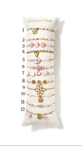 Roze & Goude  armbandjes