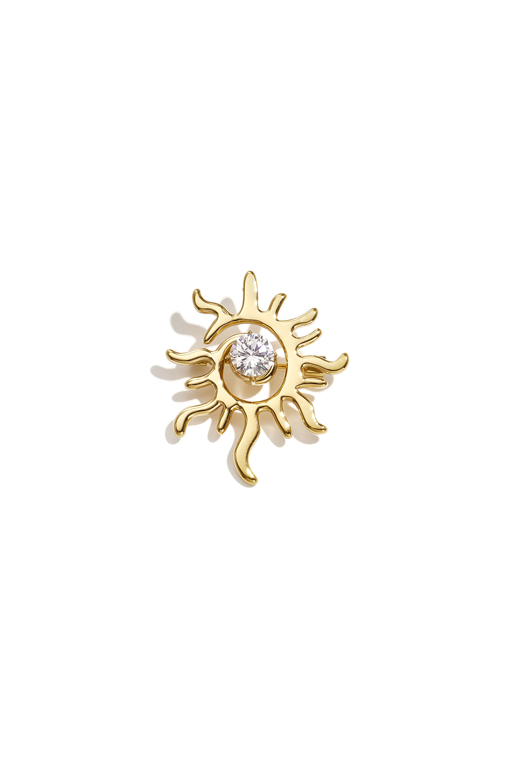 Brooches Sun Simple Stainless Steel Daily Accessories