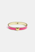 Bracelet in various colors with heart detail - 0.9 cm