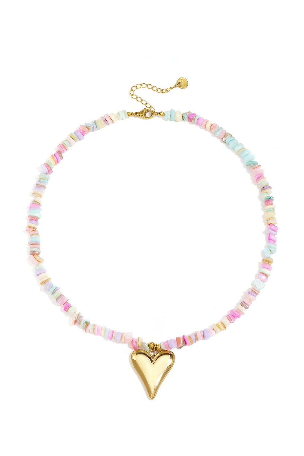 Stainless Steel Beaded Necklaces Heart Vacation Daily Romantic Series Women's jewelry