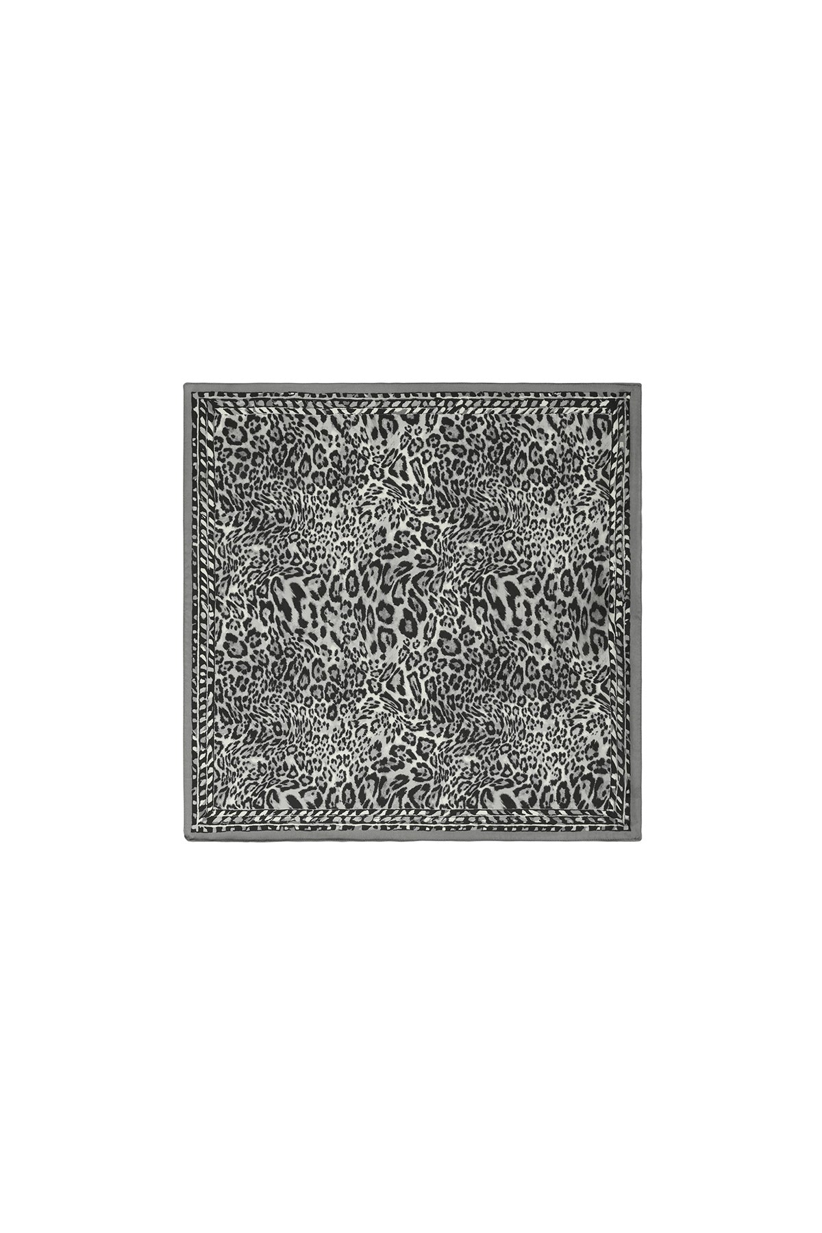 Winter scarves with animal print, classic faux silk, everyday accessories