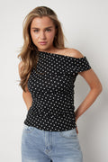 Polkadot Shortsleeve Top