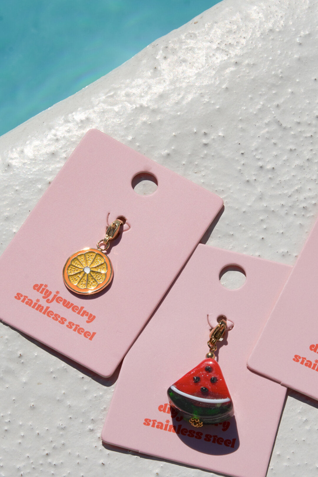 Jewelry charm lemon DIY