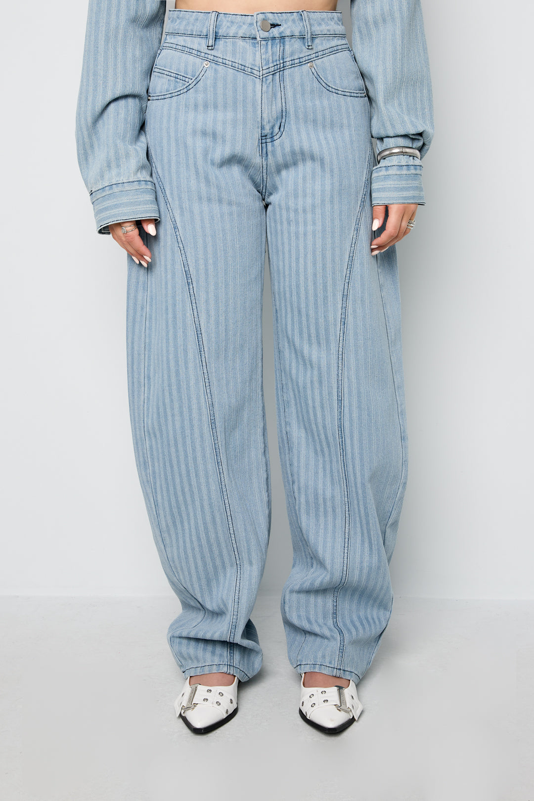 Striped Jeans