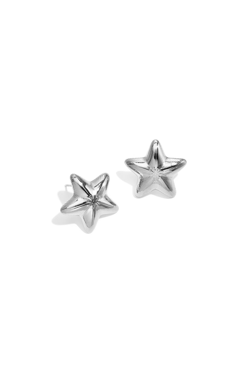 Stainless Steel Stud Earrings Star Simple Daily Simple Series Women's jewelry