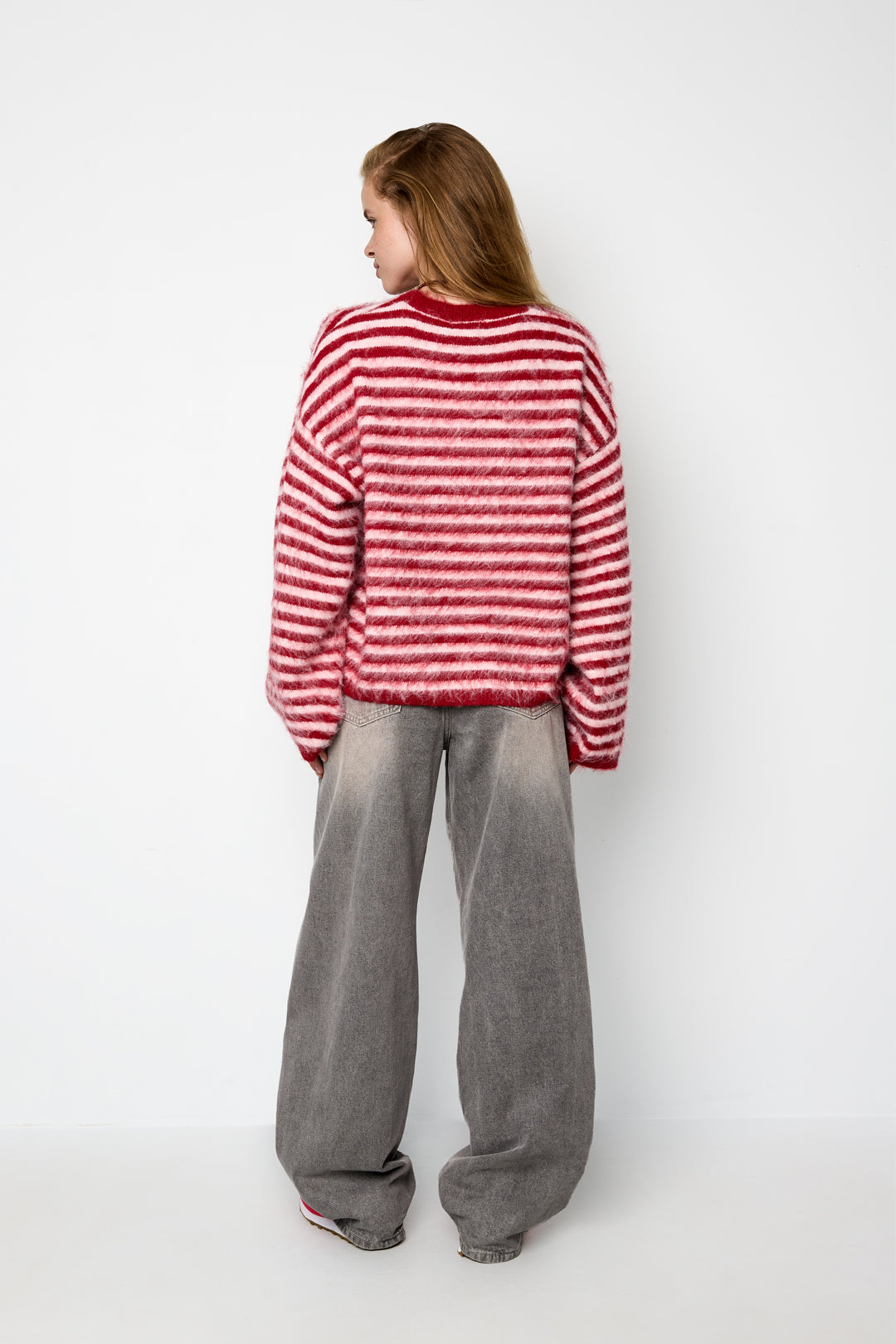 Polyester Fiber (Polyester) Knit sweaters Stripes Fall/Winter  Clothes